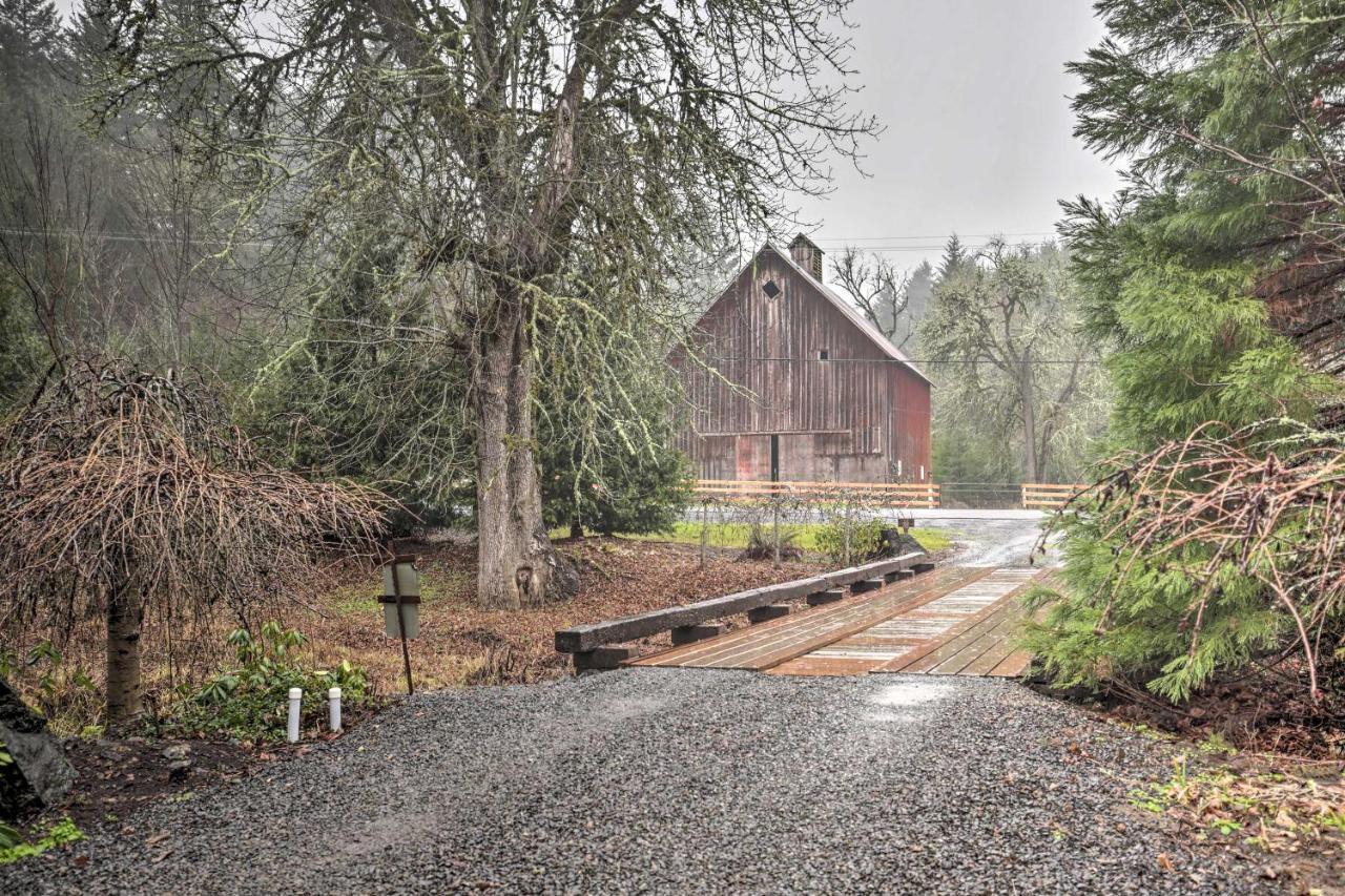 Chic Farmhouse With Creek In Heart Of Wine Country! McMinnville Exteriér fotografie